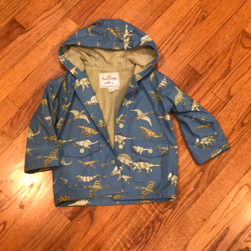 Toddler Boys Hatley Raincoat Dinosaurs!